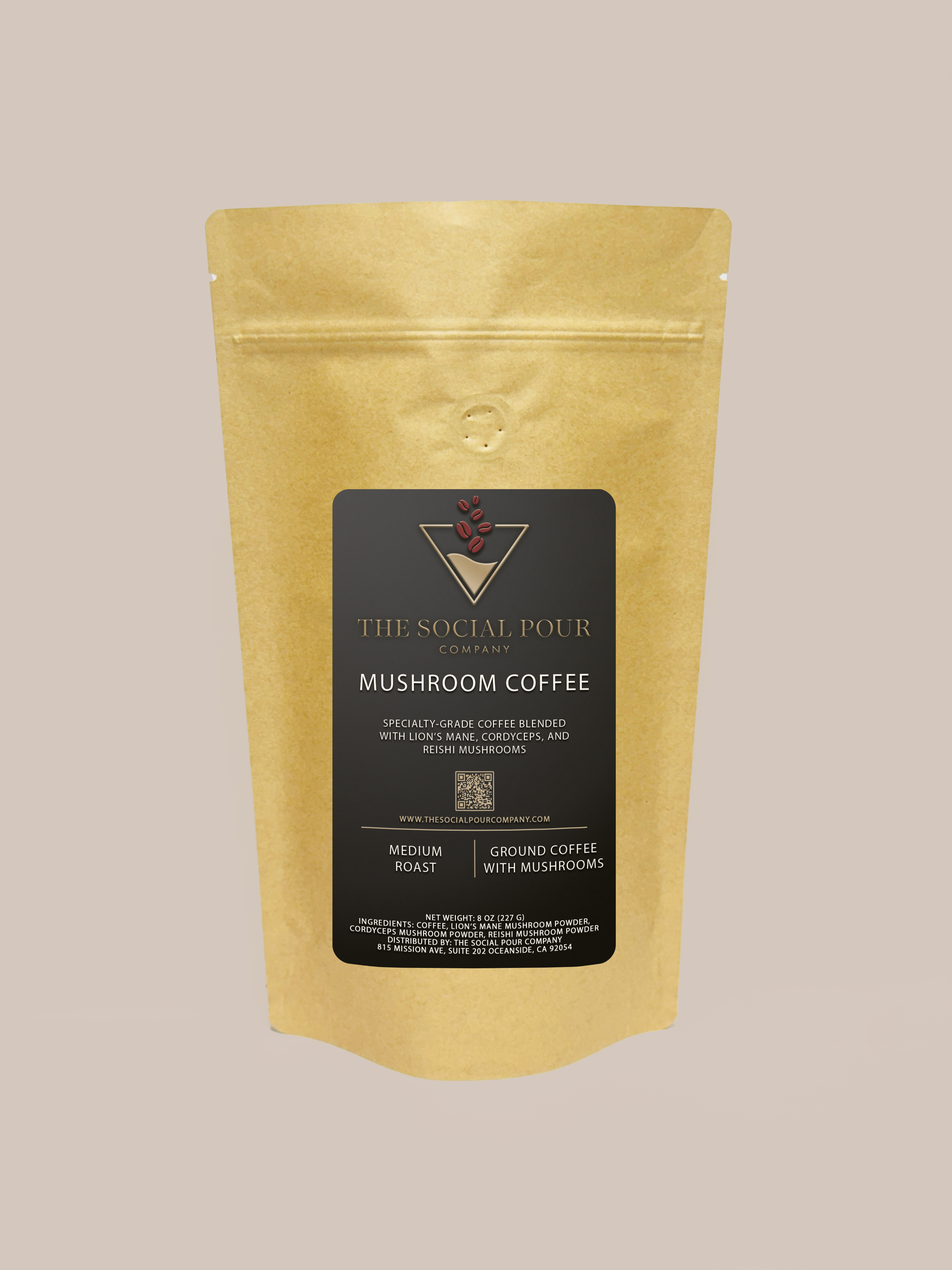 Mushroom Coffee (Medium)